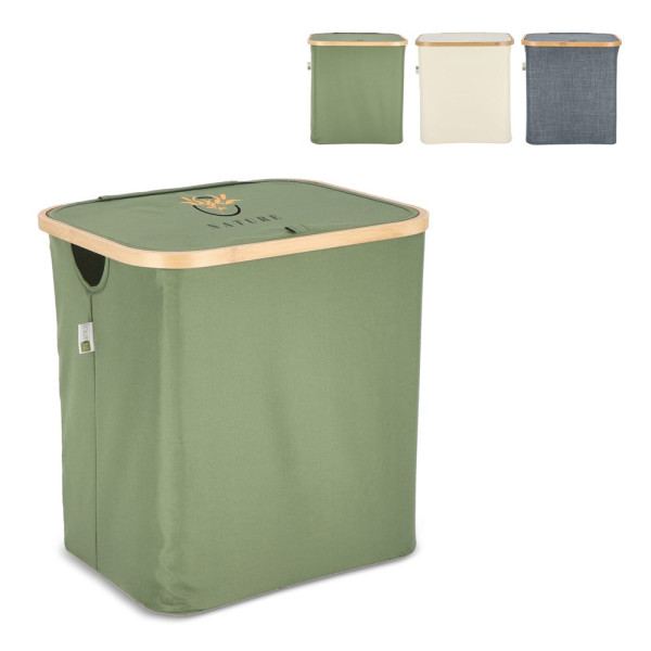 InSideOut opvouwbare mand met deksel Sogne 40,5 x 33 x 42cm rPET