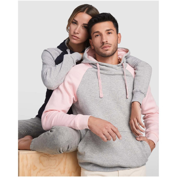 Badet unisex tweekleurige hoodie
