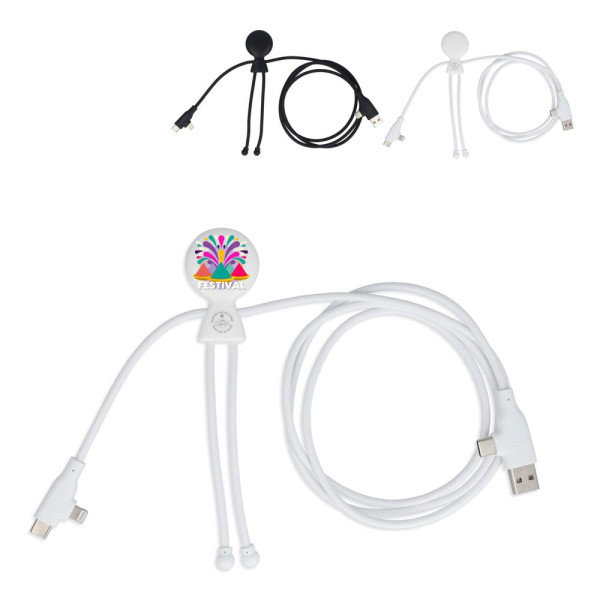 Xoopar Mr. Bio Long 60 W PD Multi Oplaadkabel 1.2 Meter