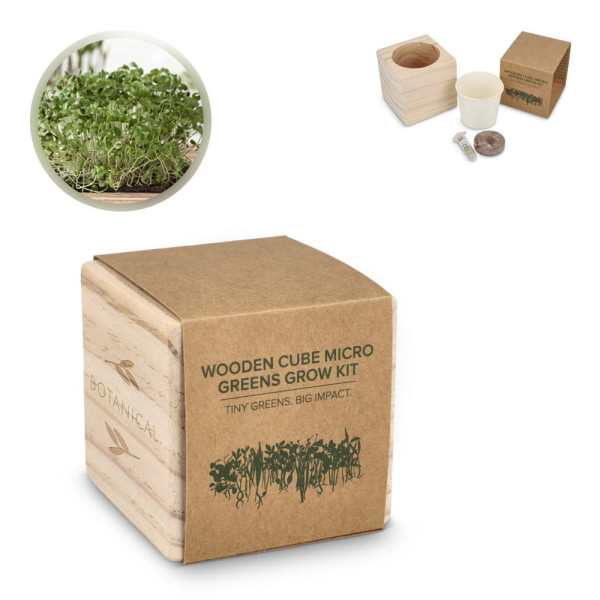 FSC Houten Plantenbak Set - Microgreens