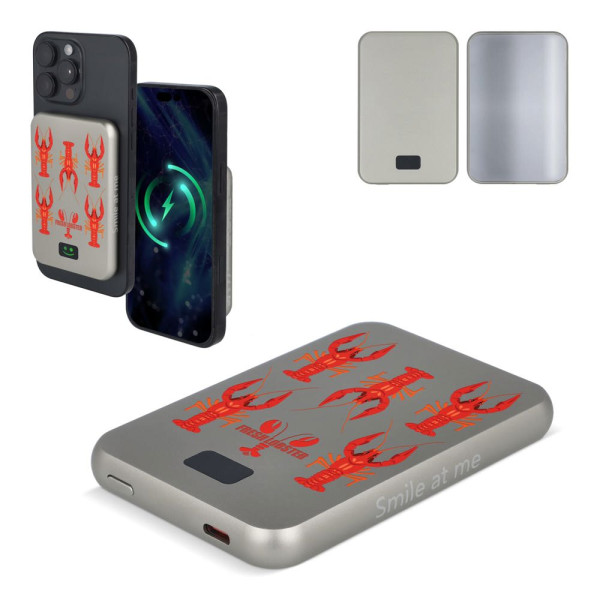 Xoopar Smile Wireless Mirror Powerbank Geschikt voor MagSafe 5000mAh